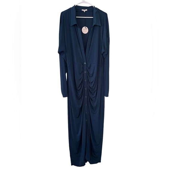 Remi x Revolve Claudia Maxi Dress in Dark Teal 3X NWT - Picture 2 of 6